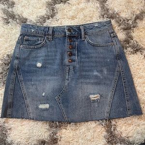 We the free denim skirt